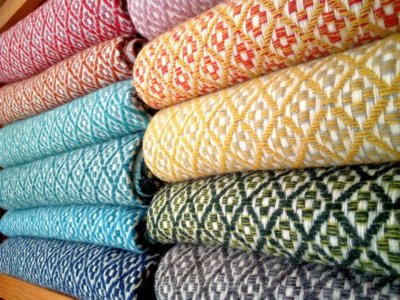 Pure wool blankets (flower pattern)