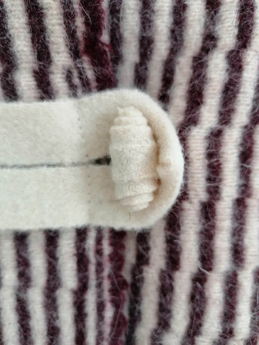 detail - Pure wool coats - Bordeux