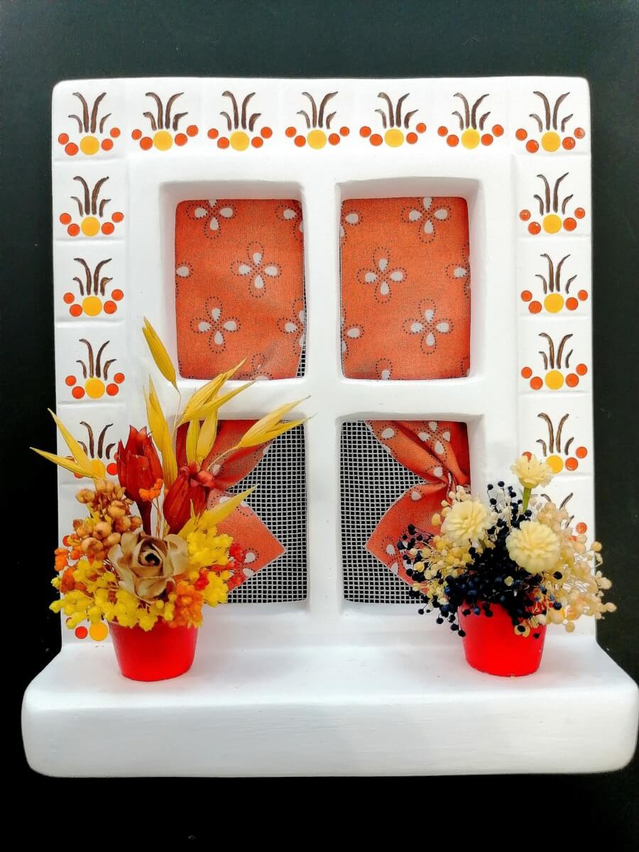 Ceramic colorful miniature window  #1
