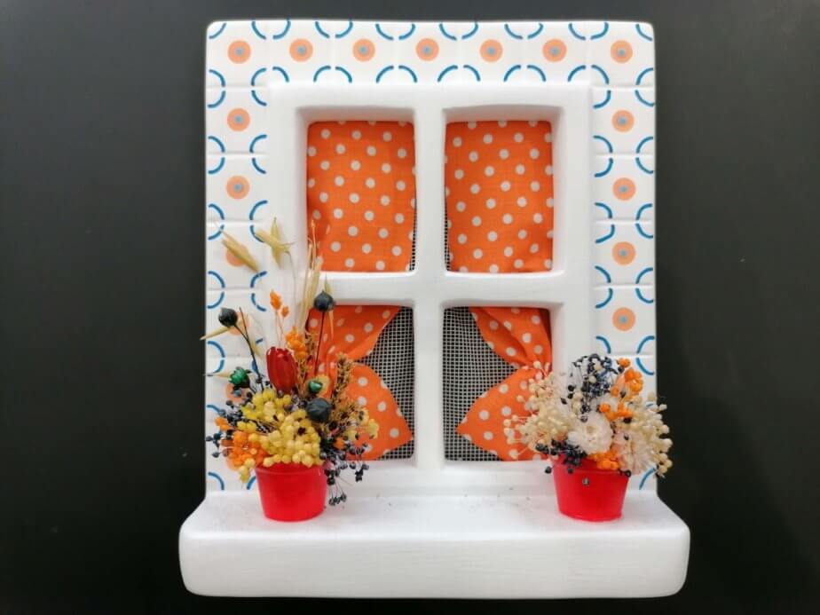 Ceramic colorful miniature window  #3