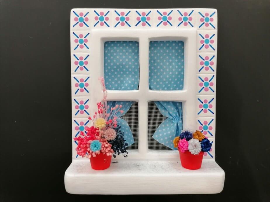 Ceramic colorful miniature window  #8