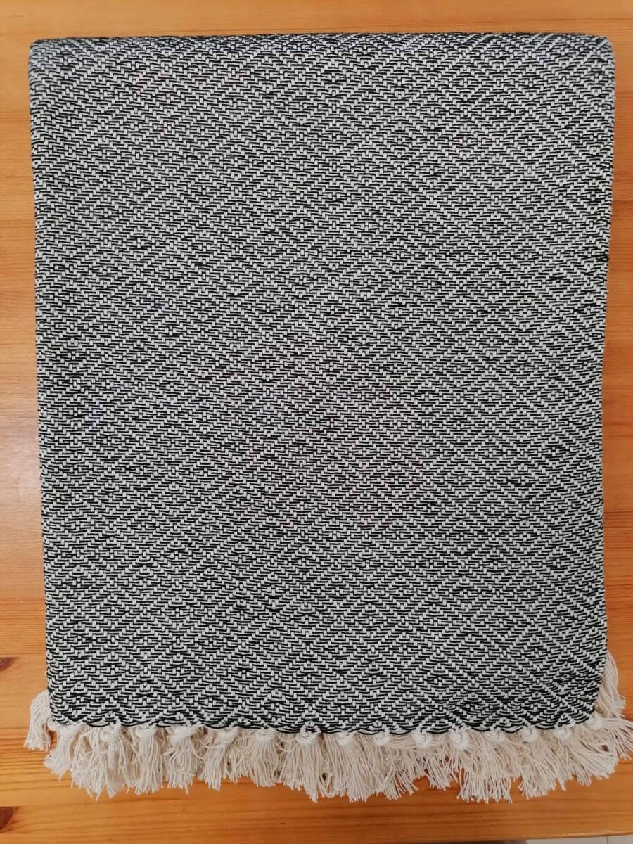 Cotton Blankets - Gray Diamond