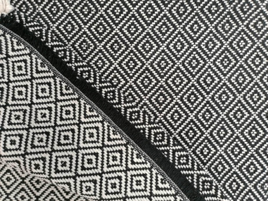Cotton Blankets - Black Diamond - detail