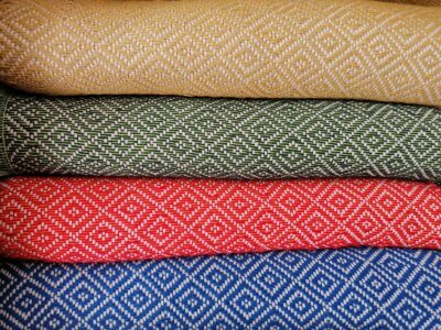 Diamond Cotton Blankets - Various Colors