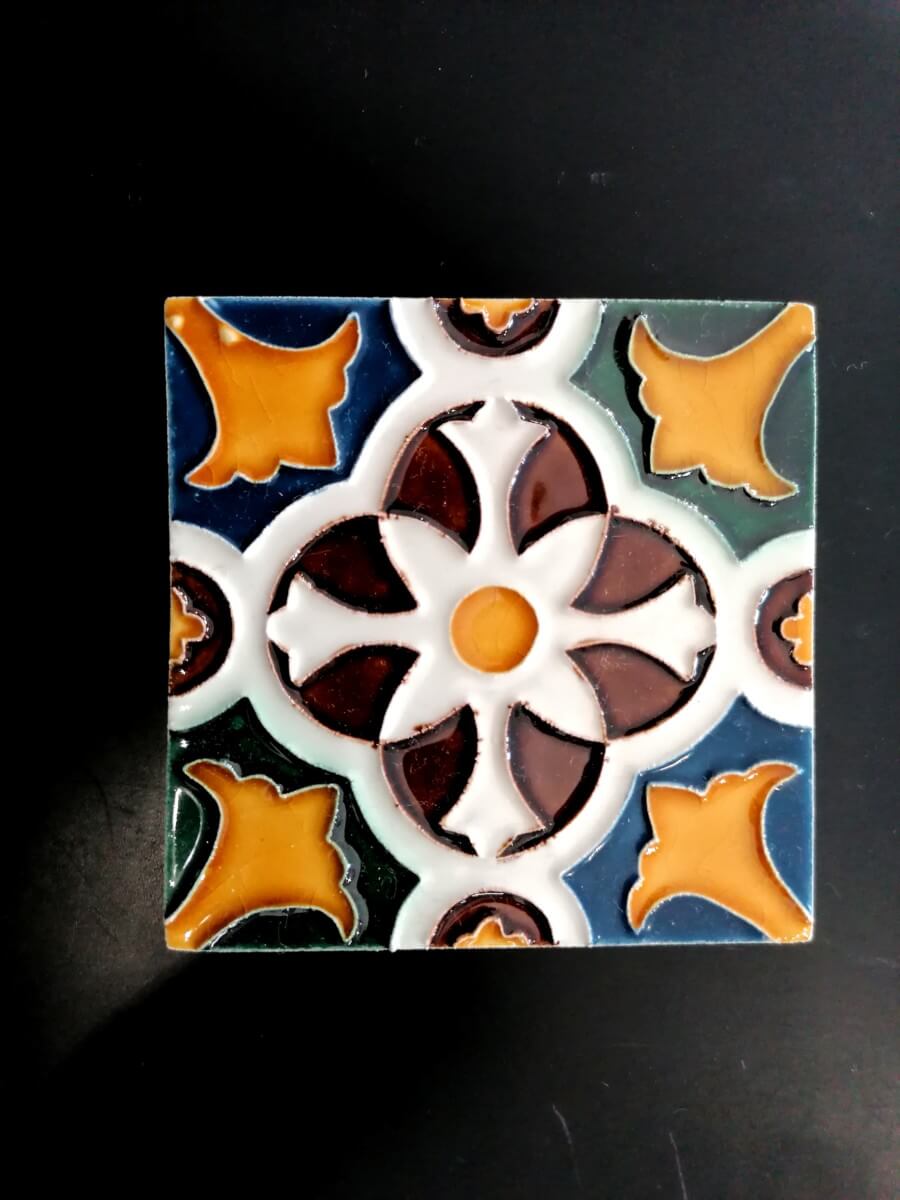 Hand Painted Tile (8,5x8,5cm) - SN5
