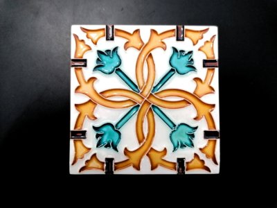 Hand Painted Tile (8,5x8,5cm) - SN8